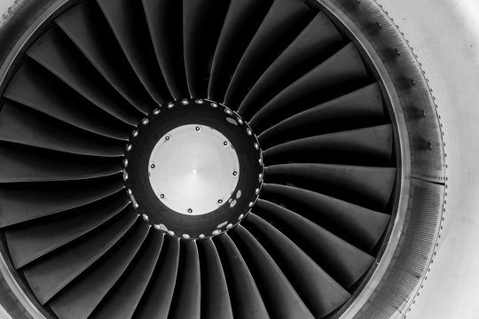 Commercial Jet Engine Up close