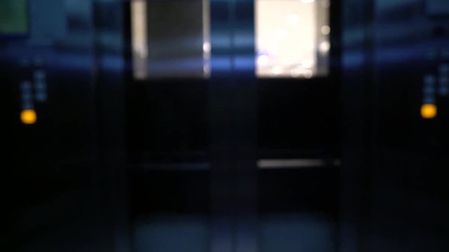 abstract background blurred in elevator