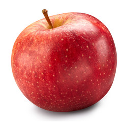 Red apple isolated on white