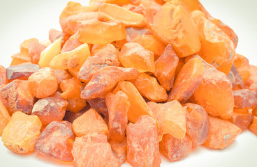 Raw ambers from coast of Baltic sea