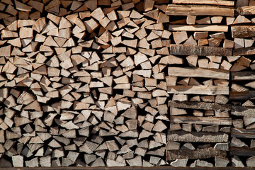 Timber pattern in stacked layout 