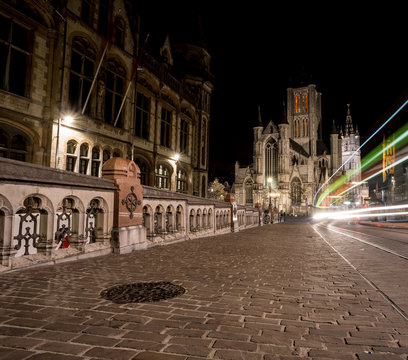 the three towers of Ghent