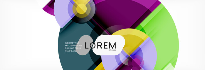 Circle abstract background