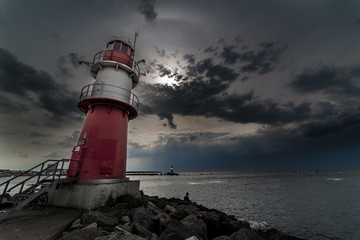 Obraz premium Leuchtturm Warnenmünde