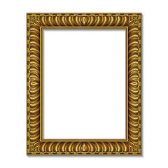 frame gold color with shadow