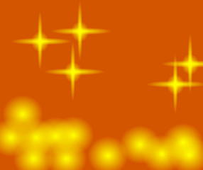 abstract background with circle and star