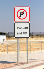 Drop-off and go area