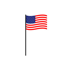 Obraz premium United States national flag