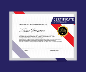 Modern certificate