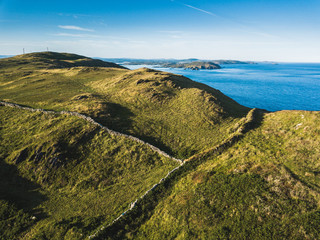 Aerial view of the Cape Clear Island