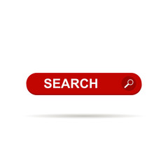Search button with shadow