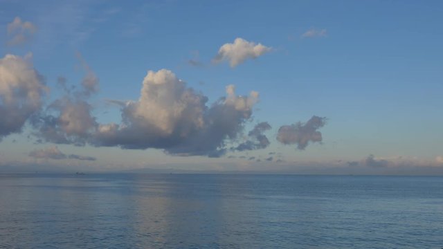 ocean and clouds