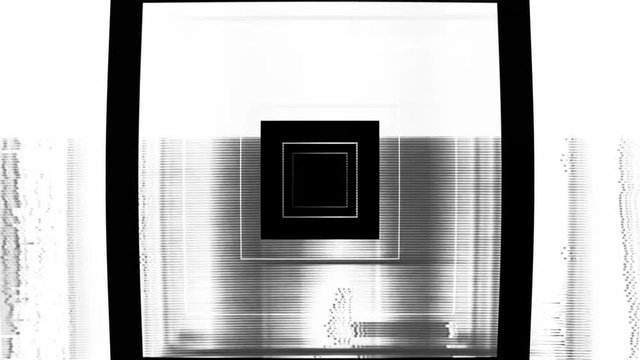 Simple and detailed black and white minimal visual composition and motion graphic masks.