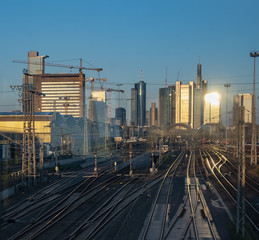 entering the frankfurt train