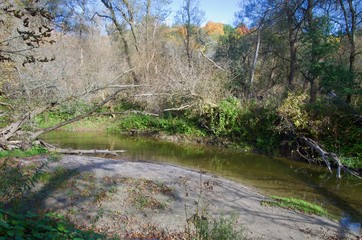 The beautiful Rouge Park in autumn