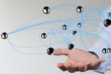 network digital interface in hand