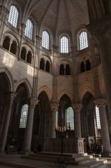 Choir of the cathedral of Vezelay