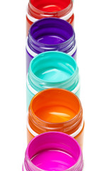 plastic Paint bottles for art