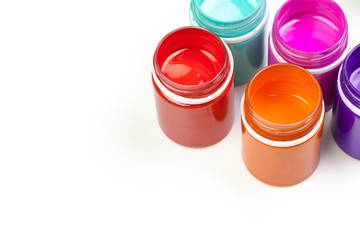 plastic Paint bottles for art