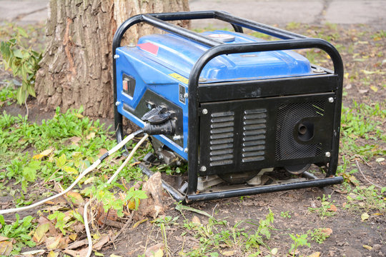 Portable Generator For Repair After  Hurricane Damage. Portable Diesel Generator For House.