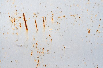White Rusted Background