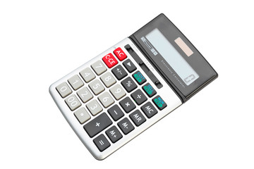 Calculator on white background