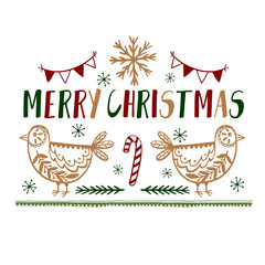 Christmas gift Cards Posters. Typography decoration holiday. Template for Greeting Scrapbooking, Congratulations, Invitations, Stickers, Planners.