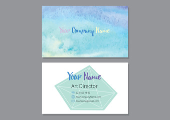 Abstract colorful watercolor background