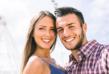 Happy couple portrait