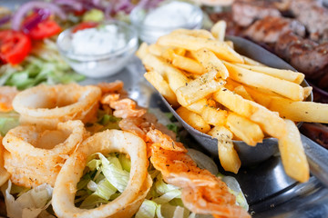 calamaris mit pommes