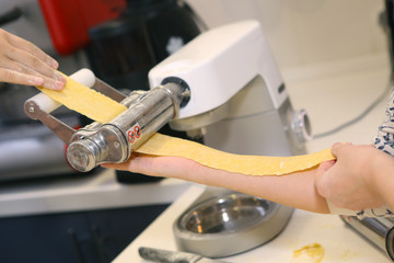 teenager kids team cooking having fun