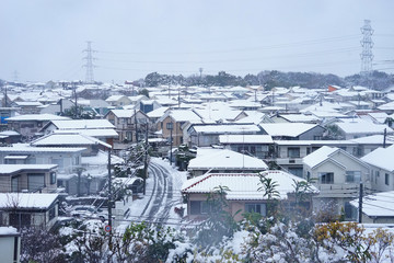 Fototapeta na wymiar 雪景色