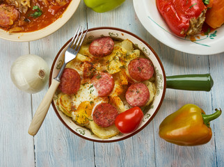 Hungarian  Rakott Krumpli