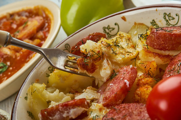 Hungarian  Rakott Krumpli