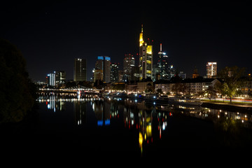 Fototapeta na wymiar Frankfurt Skyline 