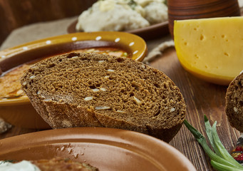 Lithuanian dark rye bread