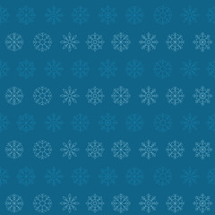 Seamless pattern with snowflakes for your design