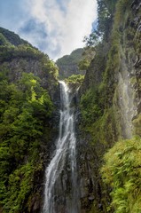 Fototapeta na wymiar Risco Waterfall - Madeira