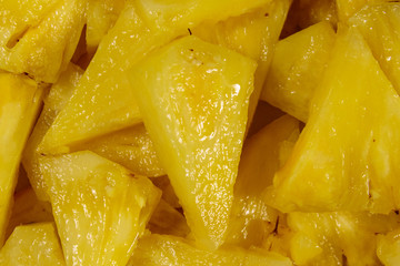Background of the pineapple slices