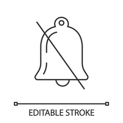 Notifications off linear icon