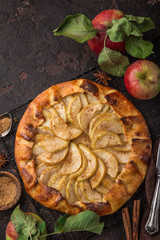 apple and cinnamon galette