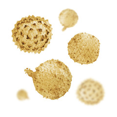 花粉　アレルギー　水彩 イラスト