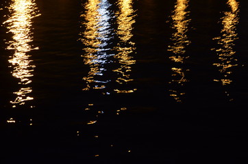 Lichtspiegelung im wasser