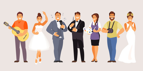 Obraz premium Creative professions vector