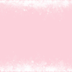 Pastel Christmas Snowflakes Background