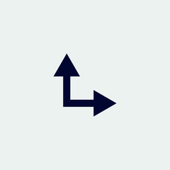 direction arrow icon, vector illustration. arrow icon