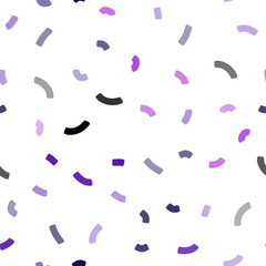 Light Purple, Pink vector seamless background with curved circles.