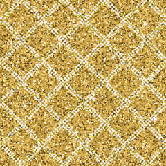 Sewing fabric with Seamless yellow gold glitter texture with silver ...