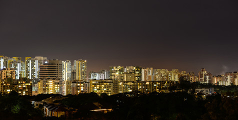 Naklejka premium Cityline w Singapurze
