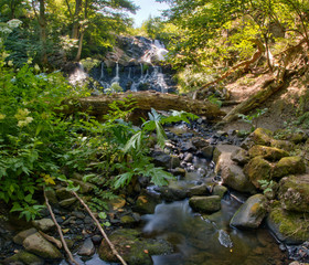 R&ouml;ttle&aring; river waterfall, Sweden